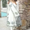 Negchar Blue Buta Anarkali Set of 3 by Urban India Trends