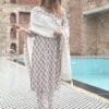 Negchar Chooti Buti Handblock Print Straight Kurta set Of three