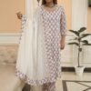 Negchar Chooti Buti Handblock Print Straight Kurta set Of three