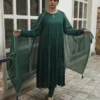 Negchar Solid Green Tire Anarkali Set Set of 3