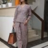 Negchar- Dark Grey HBB Print co.ord Set of 2