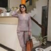 Negchar- Dark Grey HBB Print co.ord Set of 2